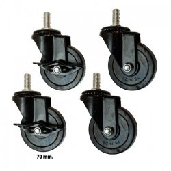 Piping 2-armed stand, black