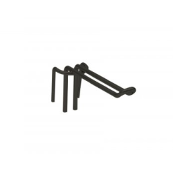 Varekrog dobbelt - Flere strrelser. t/ gitter - Sort 20 styk