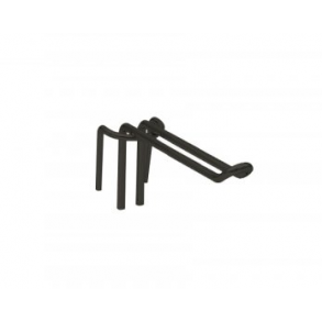 Varekrog dobbelt - Flera storlekar. t / galler - Svart 20 stycken