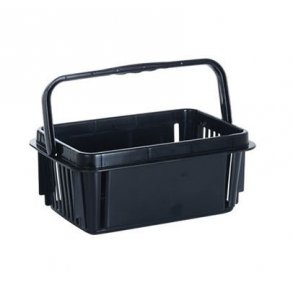 Shopping cart in plastic - 7 liters, Black