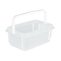 Shopping basket in plastic - 7 liters, Transparent