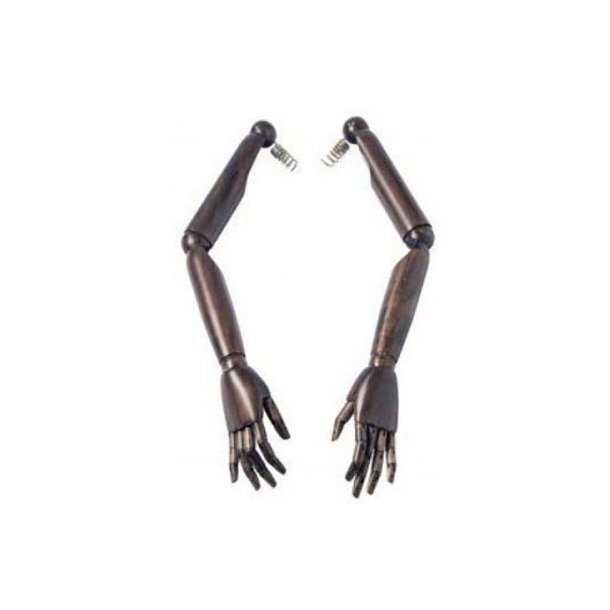 Vintage mannequin - Herre - Arme i bgetr el. mrkt tr