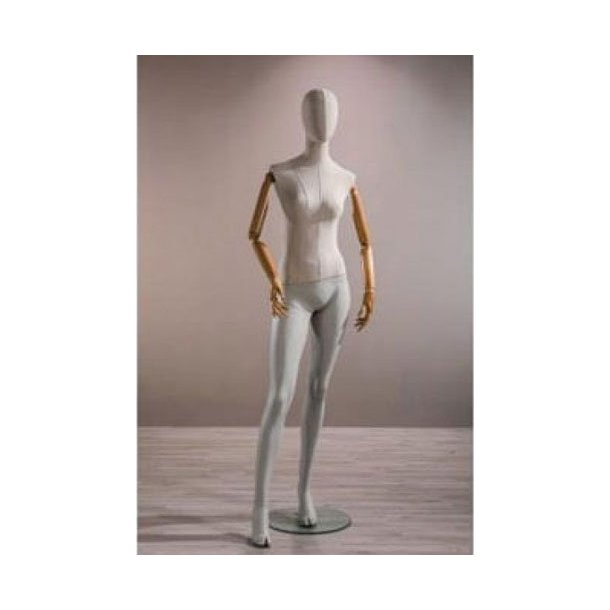 Vintage mannequin - Dame - Arme i bgetr el. mrkt tr