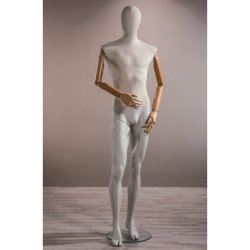 Vintage mannequin - Herre - Arme i bgetr el. mrkt tr
