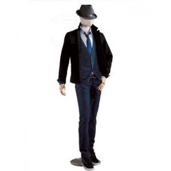 Vintage mannequin - Herre - Arme i bgetr el. mrkt tr