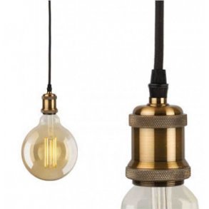 Vintage with cord - copper look