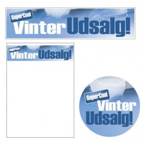 Sales material, Winter theme 1 - Super Cool Winter Sale!