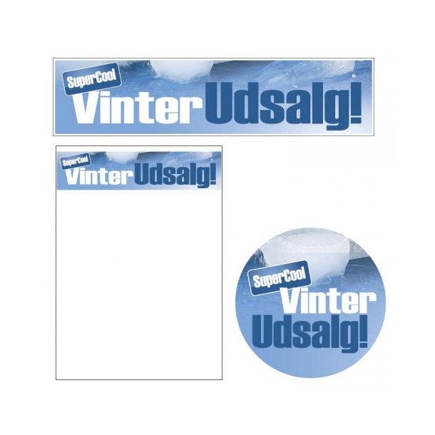 F&ouml;rs&auml;ljningsmaterial, Vinter tema 1 - Super Cool Vinters&auml;lj!