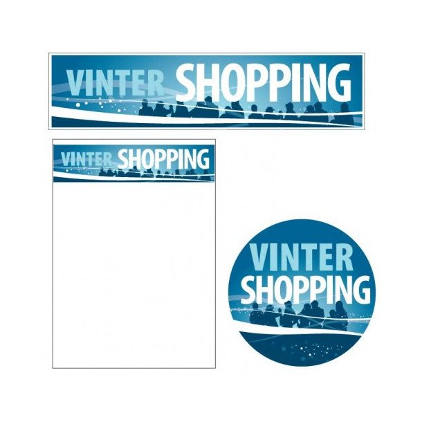 F&ouml;rs&auml;ljningsmaterial, Vinter tema 2 - Vinter Shopping