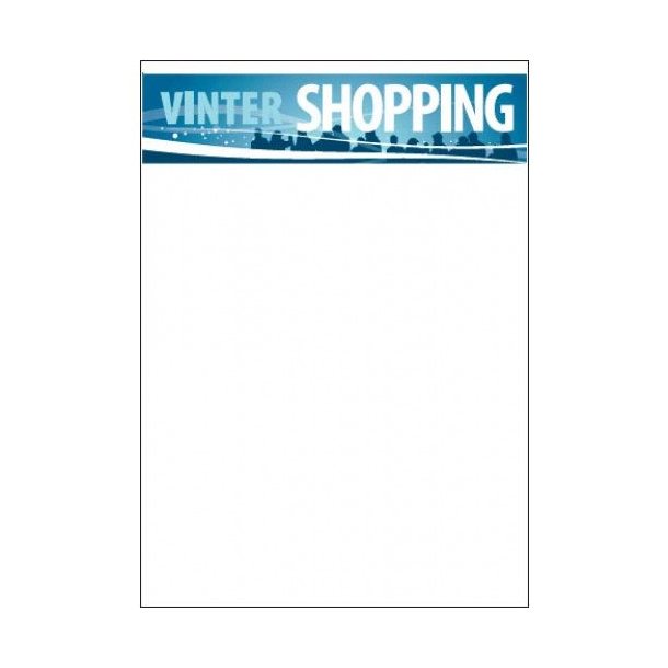 F&ouml;rs&auml;ljningsmaterial, Vinter tema 2 - Vinter Shopping 