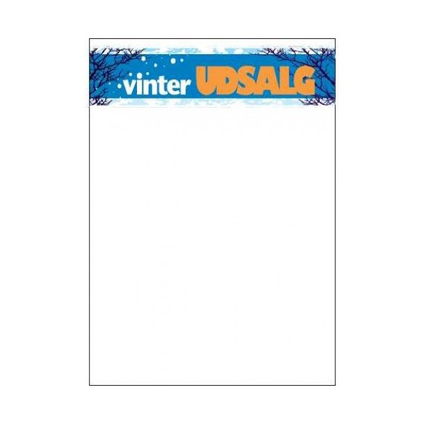 Sales material, Winter theme 5 - winter SALE in the snow 