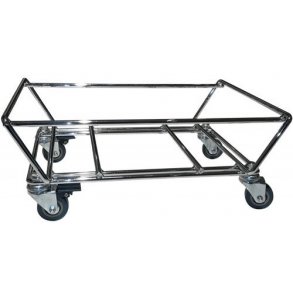 Kundvagn fr shoppingkorgar i plast 22 - 28 liter