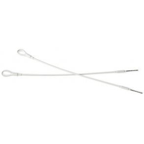 Trd försäkring med trd för RF & AM-taggar - vit beläggning - 170 mm - 250 st.