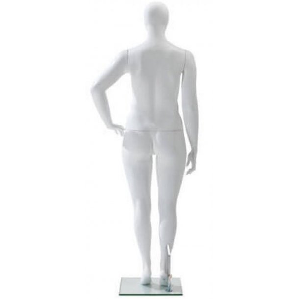 XXL Lady torso - White high gloss