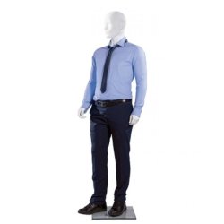 XL male mannequin with face