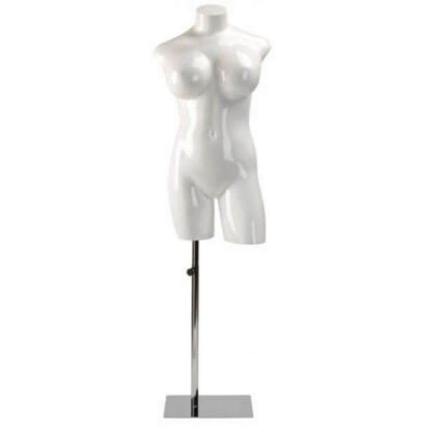 XXL Lady torso - White high gloss