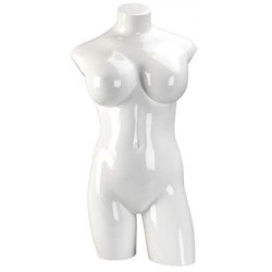 XXL Lady torso - White high gloss