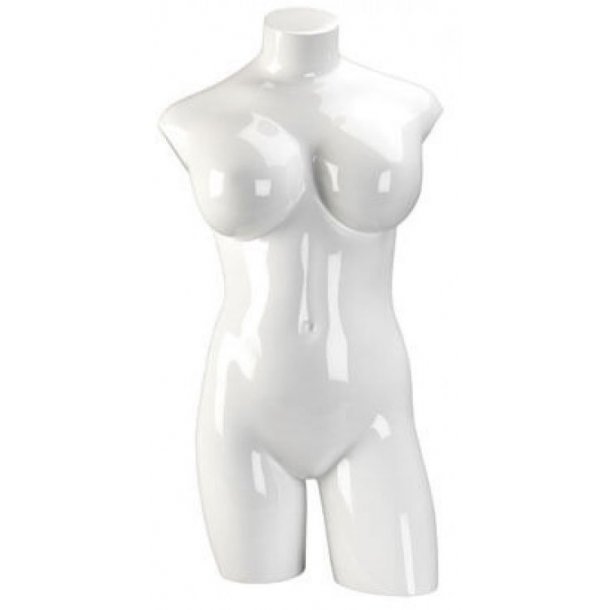 XXL Lady torso - White high gloss