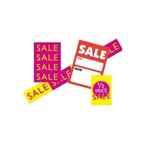SALE sale signs