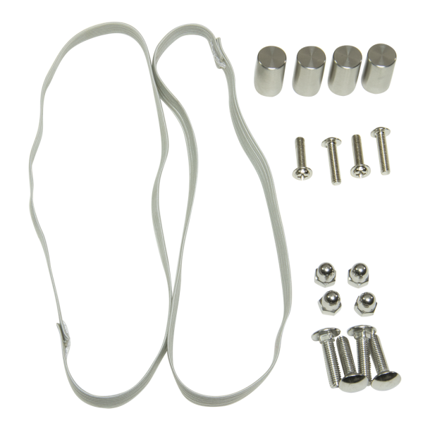 MENU STAND in stainless steel and teak