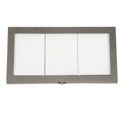 3xA4 COATED STEEL illuminated information display