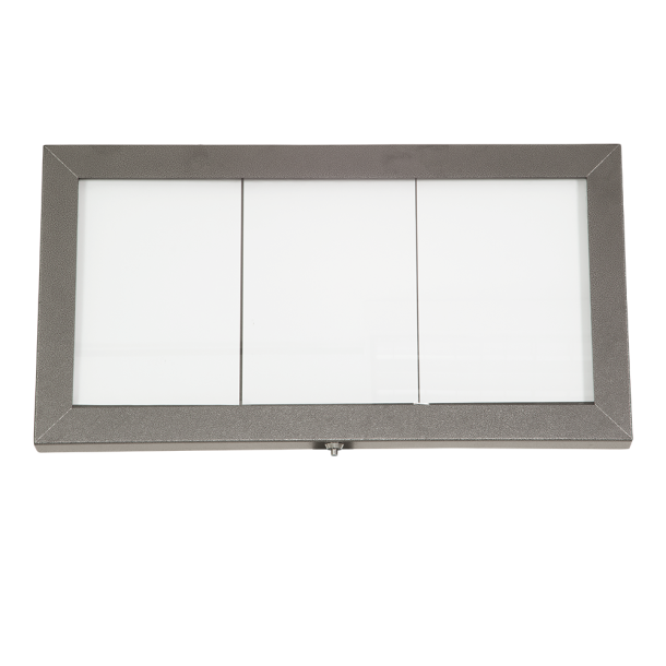 3xA4 COATED STEEL belyst informationsdisplay