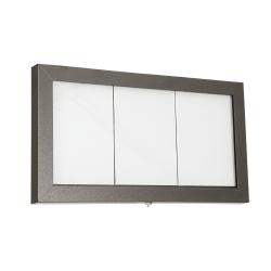 3xA4 COATED STEEL illuminated information display