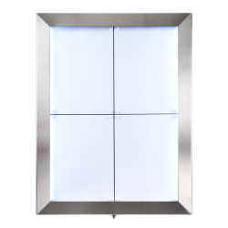 4xA4 STAINLESS STEEL informationsdisplay