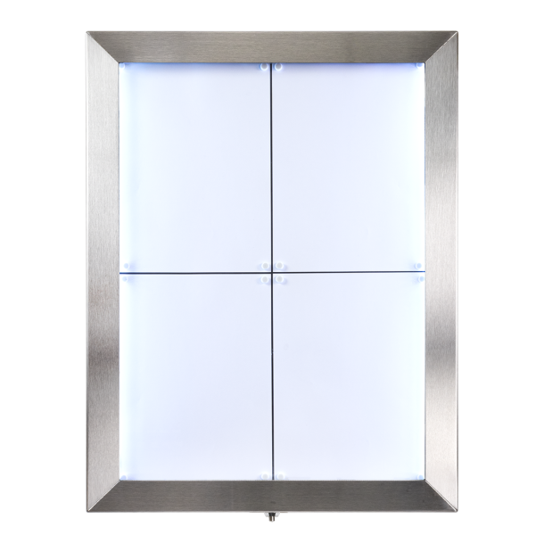 4xA4 STAINLESS STEEL informationsdisplay