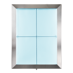 4xA4 STAINLESS STEEL informationsdisplay
