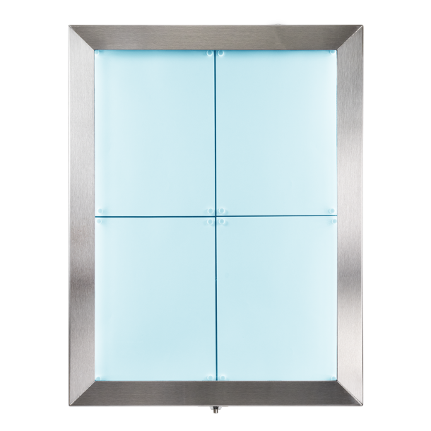 4xA4 STAINLESS STEEL informationsdisplay