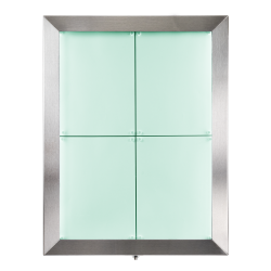 4xA4 STAINLESS STEEL informationsdisplay