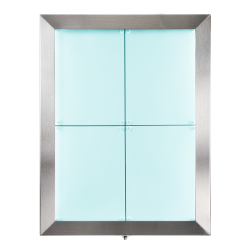 4xA4 STAINLESS STEEL informationsdisplay