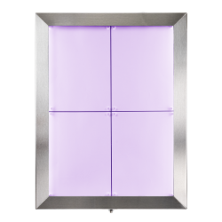 4xA4 STAINLESS STEEL informationsdisplay