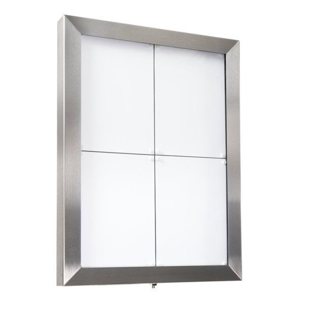 4xA4 STAINLESS STEEL informationsdisplay