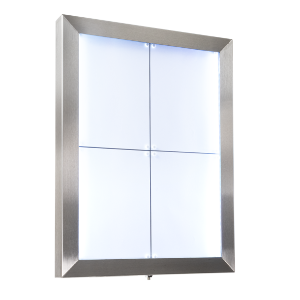 4xA4 STAINLESS STEEL informationsdisplay