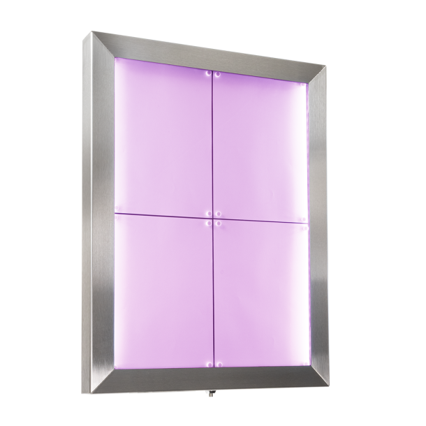 4xA4 STAINLESS STEEL informationsdisplay