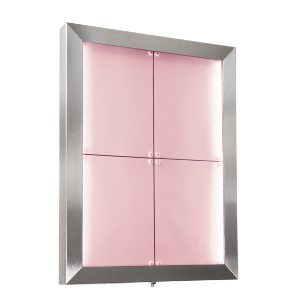 4xA4 STAINLESS STEEL informationsdisplay