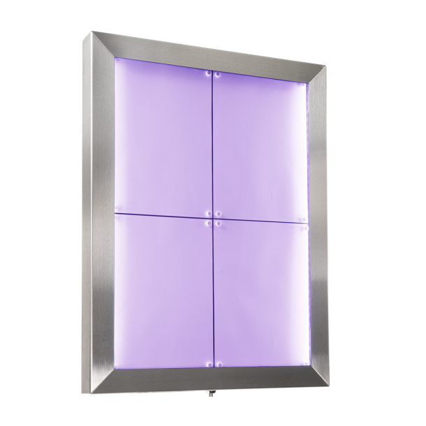 4xA4 STAINLESS STEEL informationsdisplay