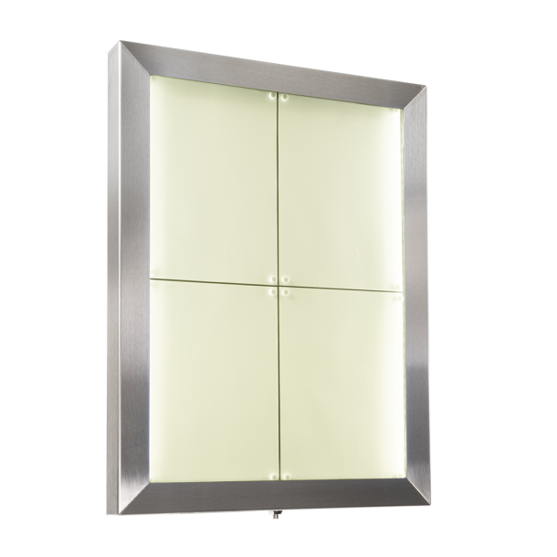 4xA4 STAINLESS STEEL informationsdisplay