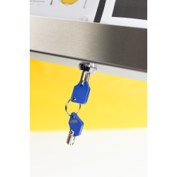 4xA4 STAINLESS STEEL informationsdisplay