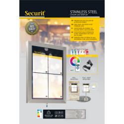 4xA4 STAINLESS STEEL informationsdisplay