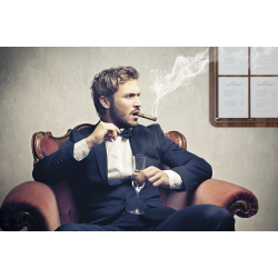 4xA4 GLASS STAR information display walnut