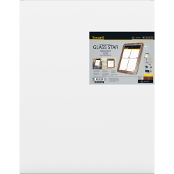 4xA4 GLASS STAR information display walnut