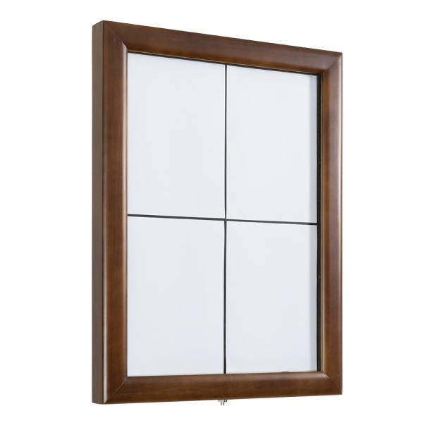 CLASSIC information display in dark brown