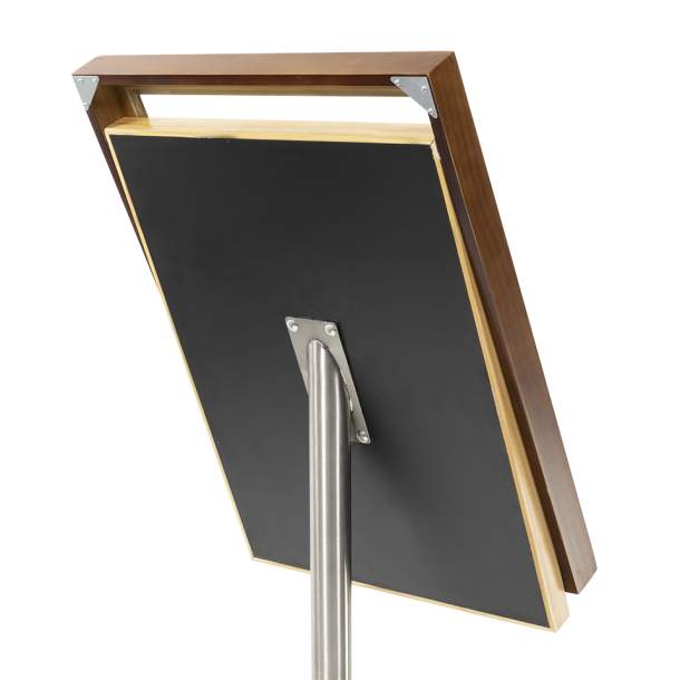 CLASSIC information display in dark brown