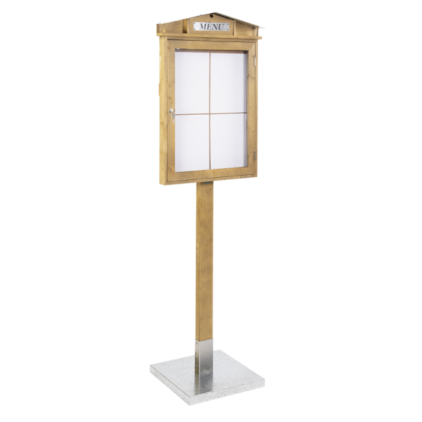 RUSTIC information stand