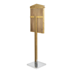 RUSTIC information stand