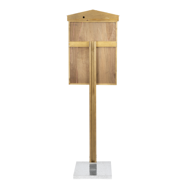 RUSTIC information stand