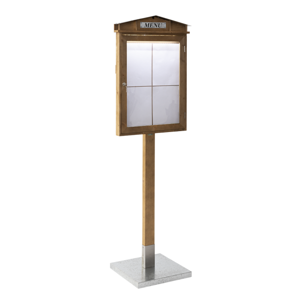 RUSTIC information stand